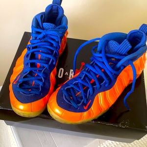 Don’t you want me! Orange and blue sneakers